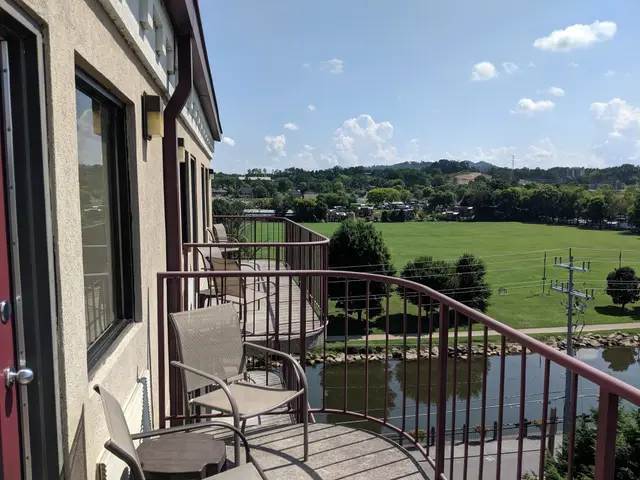 The view from the balcony